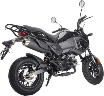 125cc Vader Street Motorcycle | Adult Gas Powered Bike, 4-Stroke Manual, Street Legal mississippipowersports